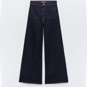 Zara Collection High Waist Marine Straight Jeans. size 10